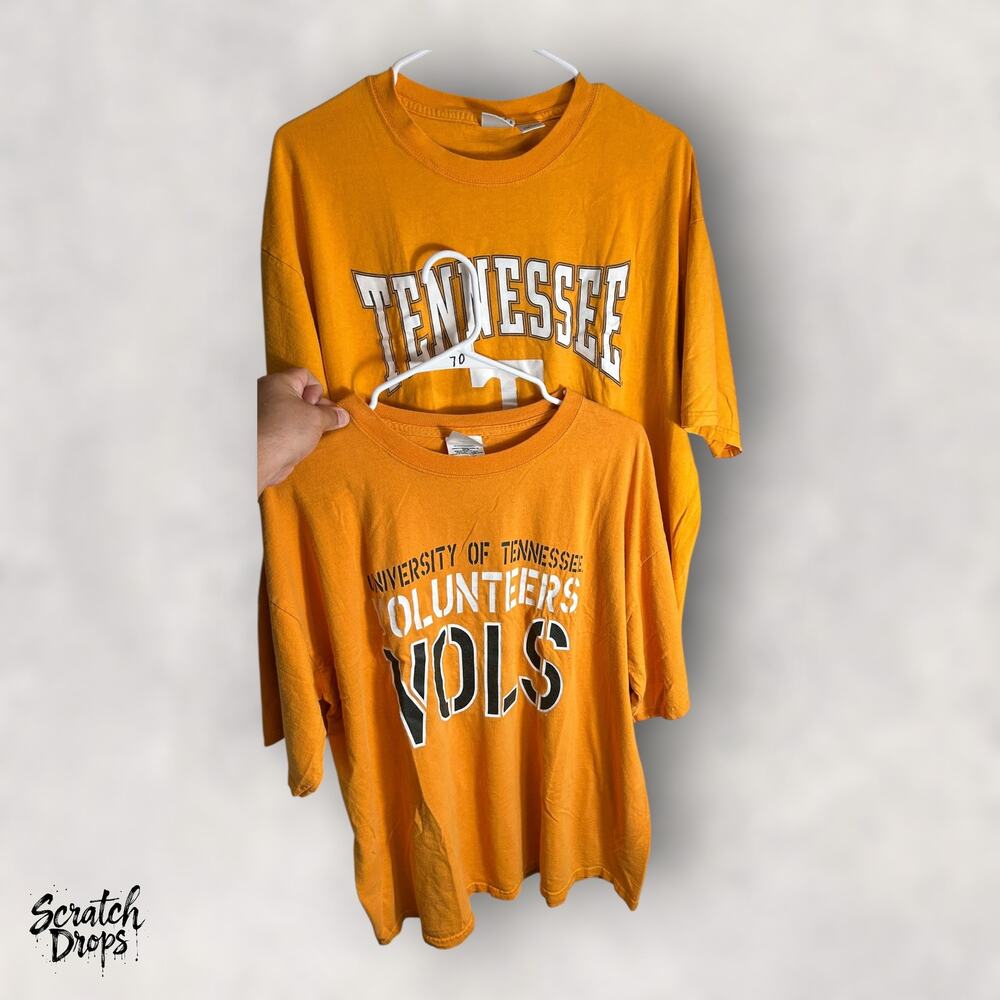 Men's Tennessee Volunteers Tshirt Bundle XL University Vols Fan Apparel 2 Pack